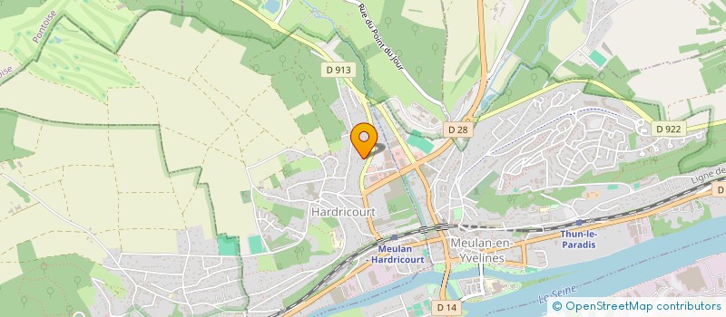 localisation de l'entreprise DRIVEO  HARDRICOURT