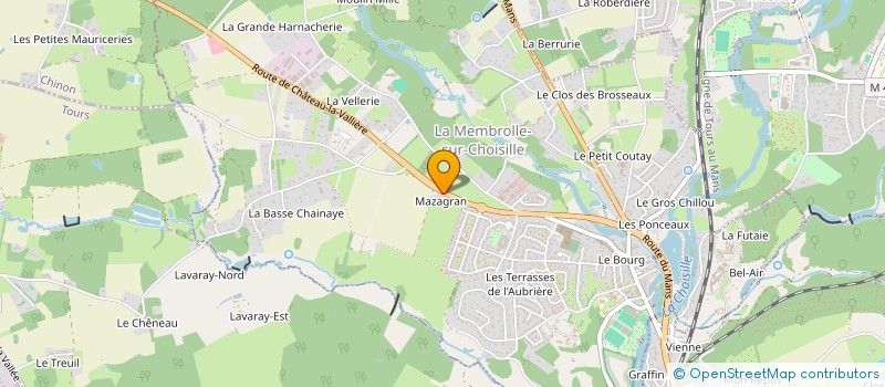 localisation de l'entreprise DRIVEON  LA MEMBROLLE-SUR-CHOISILLE