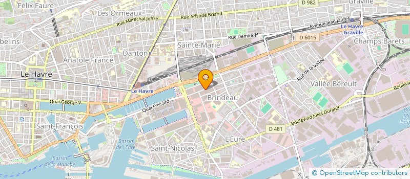 localisation de l'entreprise DRIVEPNEU CONCEPT à LE HAVRE