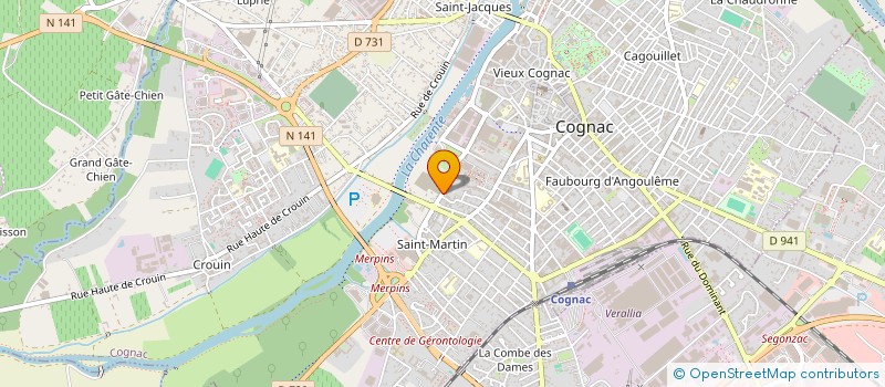 localisation de l'entreprise DRIVER 402  COGNAC