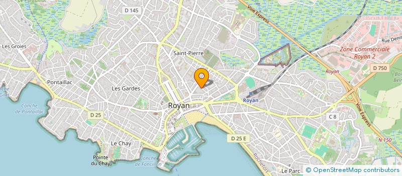 localisation de l'entreprise DRIVER  ROYAN