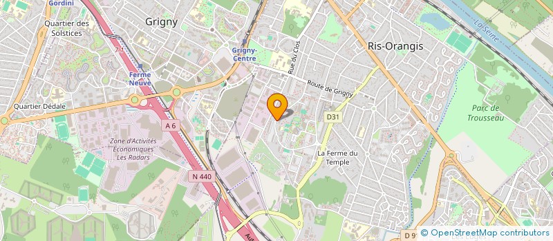 localisation de l'entreprise DRIVER à RIS-ORANGIS