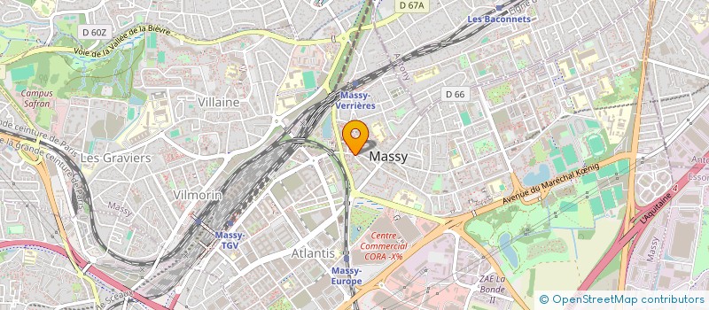 localisation de l'entreprise DRIVER ACADEMY MASSY CENTRE VILLE à MASSY