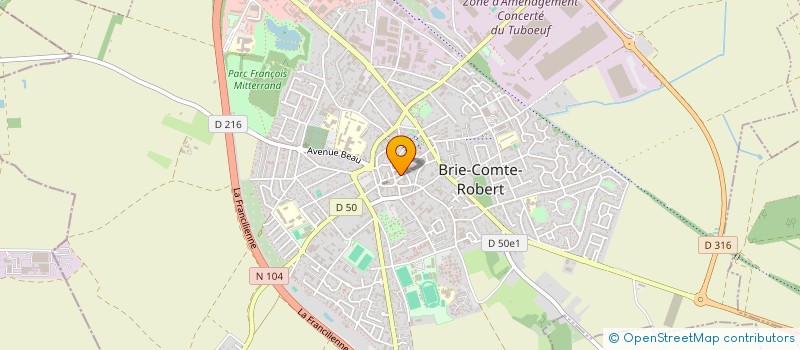 localisation de l'entreprise DRIVER CAR VIP  BRIE-COMTE-ROBERT