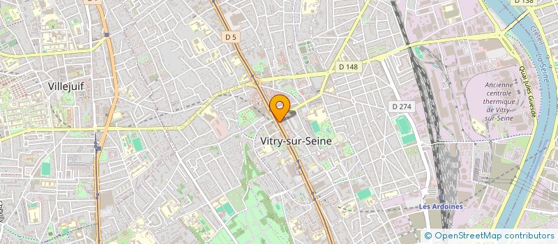 localisation de l'entreprise DRIVER FOR ALL  VITRY-SUR-SEINE