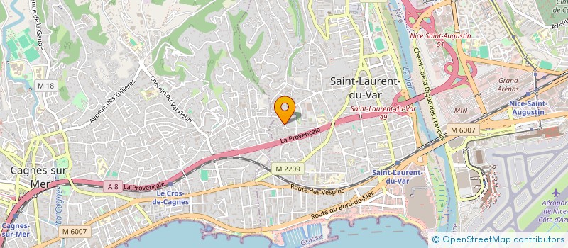localisation de l'entreprise DRIVER NOW à SAINT-LAURENT-DU-VAR