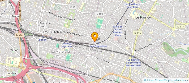 localisation de l'entreprise DRIVER OF THE KING  BONDY