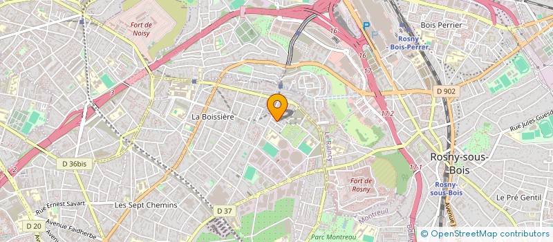 localisation de l'entreprise DRIVER PEOPLE  MONTREUIL