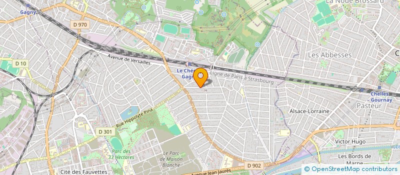 localisation de l'entreprise DRIVER PRO à GAGNY