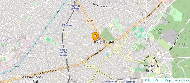 localisation de l'entreprise DRIVER PRO à LIVRY-GARGAN