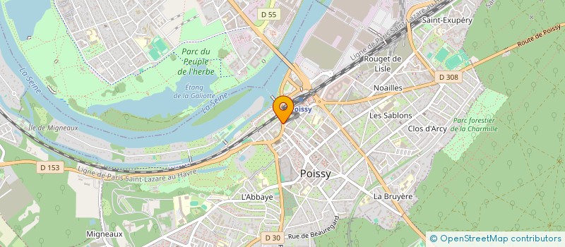 localisation de l'entreprise DRIVER'S COOL SAS à POISSY