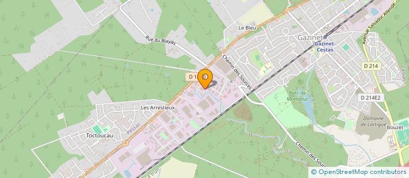 localisation de l'entreprise DRIVER SERVICE AGENCY à CESTAS