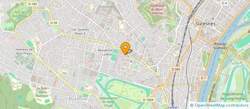 localisation de l'entreprise DRIVER SERVICES VTC à SURESNES