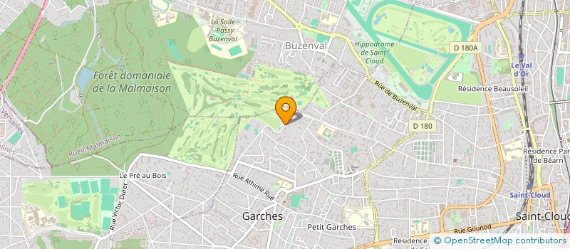 localisation de l'entreprise DRIVER SOCIETY GROUP  GARCHES