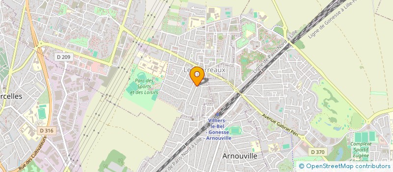 localisation de l'entreprise DRIVER26  VILLIERS-LE-BEL