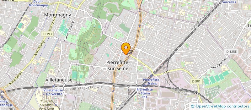 localisation de l'entreprise DRIVERCARS à PIERREFITTE-SUR-SEINE
