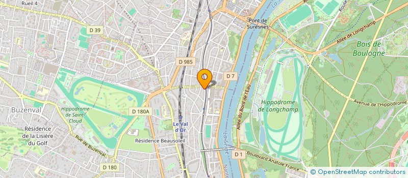 localisation de l'entreprise DRIVERFORYOU à SAINT-CLOUD