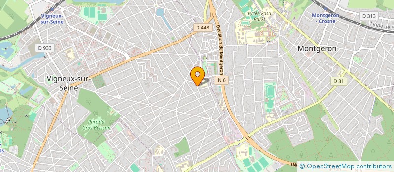 localisation de l'entreprise DRIVERKYM à VIGNEUX-SUR-SEINE