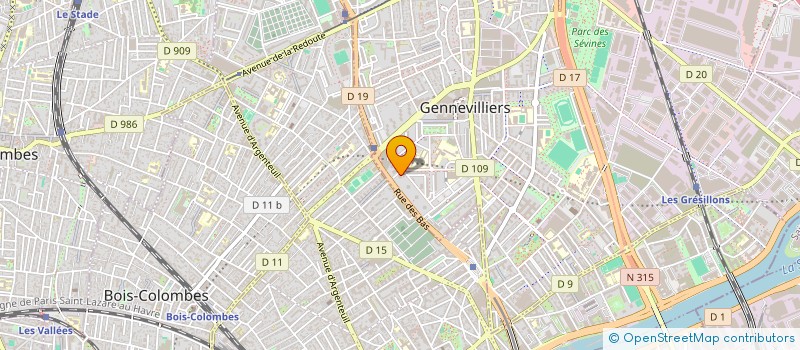 localisation de l'entreprise DRIVERS 92 à GENNEVILLIERS