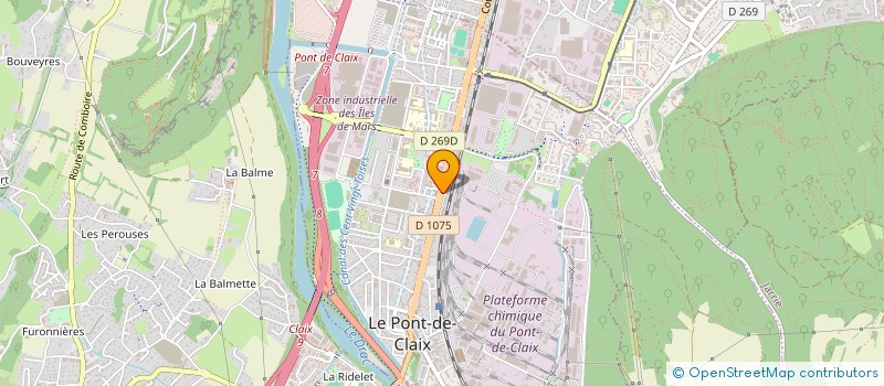 localisation de l'entreprise DRIVERS INTER SERVICE à LE PONT-DE-CLAIX
