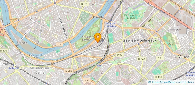 localisation de l'entreprise DRIVERS SERVICES à ISSY-LES-MOULINEAUX