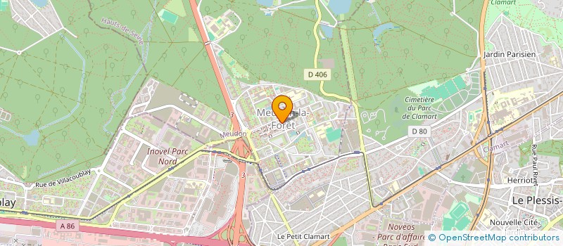 localisation de l'entreprise DRIVETAB  MEUDON