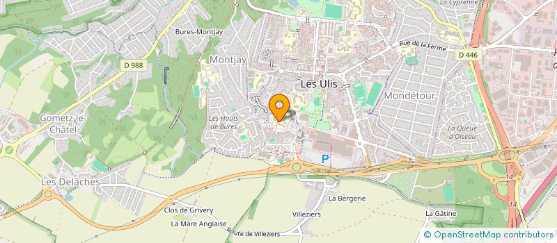 localisation de l'entreprise DRIVEUP  LES ULIS