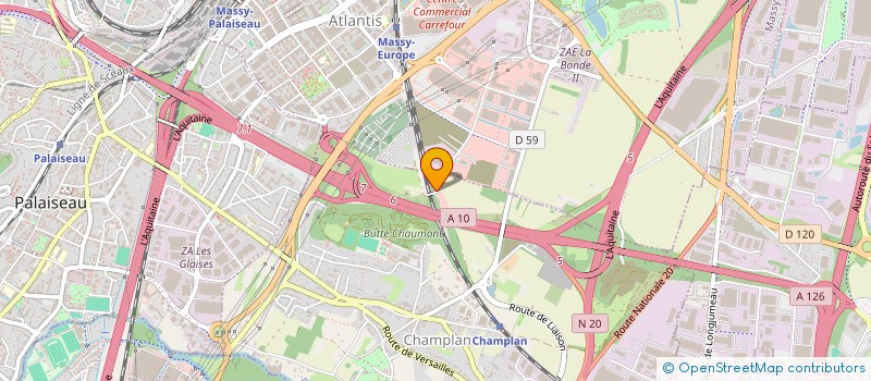 localisation de l'entreprise DRIVING à CHAMPLAN
