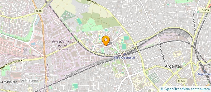 localisation de l'entreprise DRIVING  ARGENTEUIL