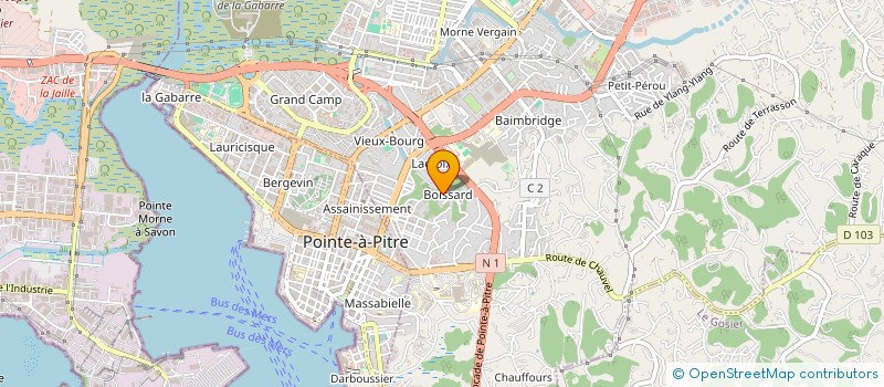 localisation de l'entreprise DRIVING DISTRIBUTION à LES ABYMES
