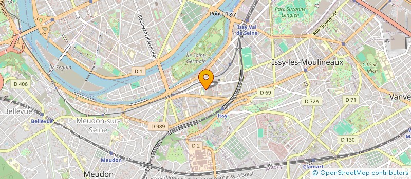 localisation de l'entreprise DRIVING SERVICES CAB à ISSY-LES-MOULINEAUX