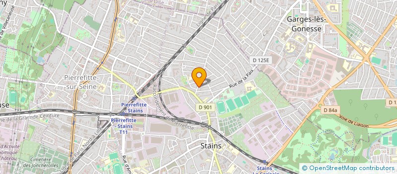 localisation de l'entreprise DRIVUP  STAINS