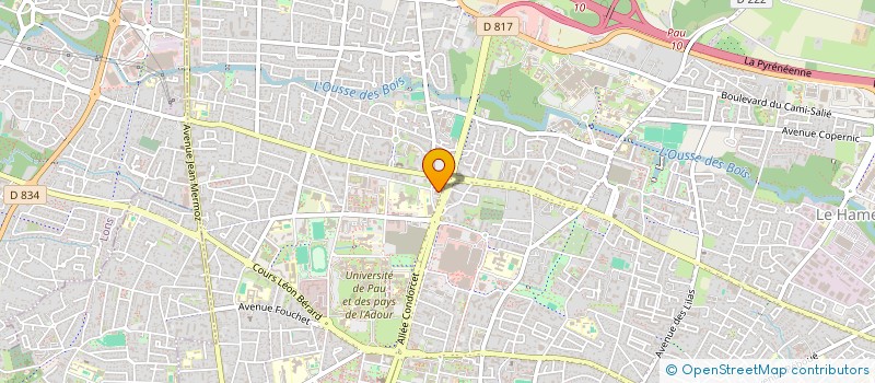 localisation de l'entreprise DRIVY à PAU