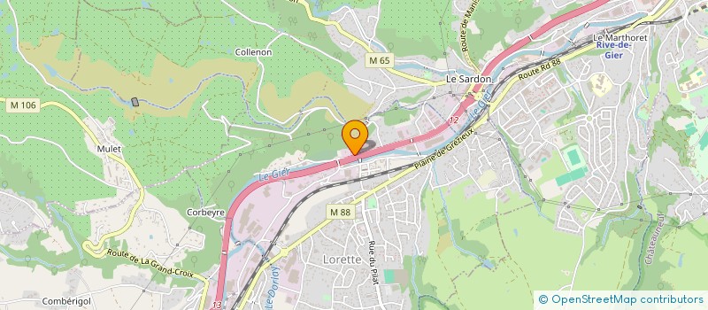 localisation de l'entreprise DRL CAUSSE  LORETTE