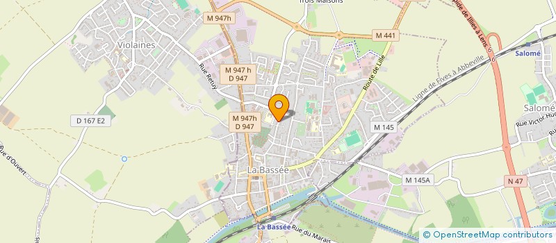 localisation de l'entreprise DRM CAPITAL  LA BASSEE