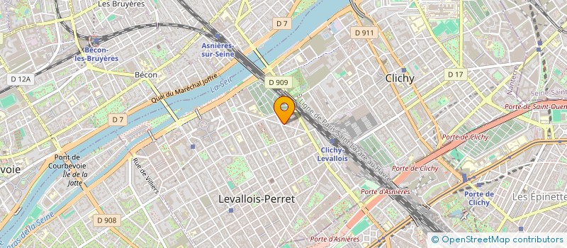 localisation de l'entreprise DRM - DETREZ RISK MANAGEMENT à LEVALLOIS PERRET