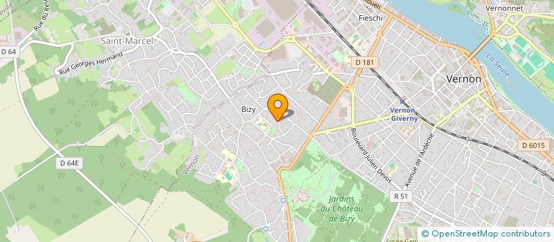 localisation de l'entreprise DRM-EMPLOI  VERNON