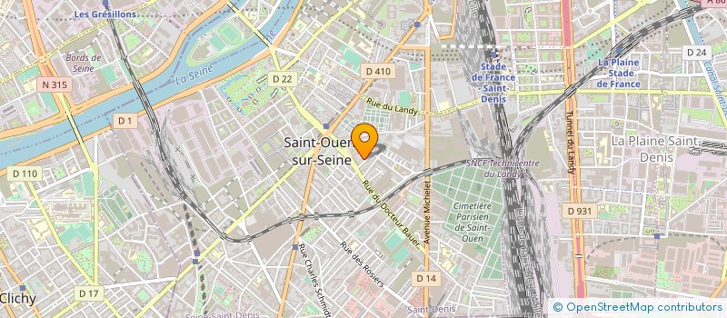 localisation de l'entreprise DRM-EXPORT à SAINT-OUEN-SUR-SEINE