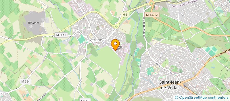 localisation de l'entreprise DRM IMMOBILIER  LAVERUNE