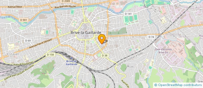 localisation de l'entreprise DRM INVEST  BRIVE-LA-GAILLARDE