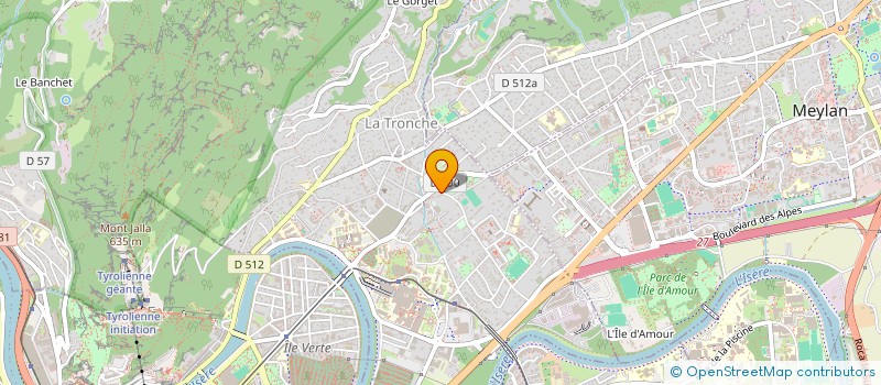 localisation de l'entreprise DRMAZIENS  LA TRONCHE