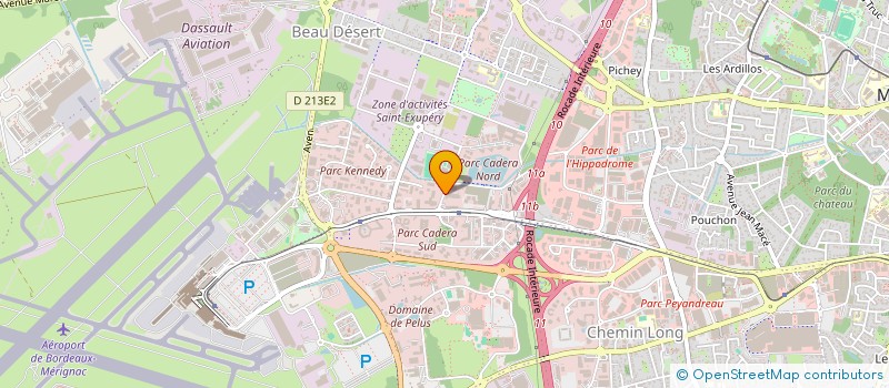 localisation de l'entreprise DRMB  MERIGNAC