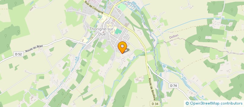 localisation de l'entreprise DRN  THORIGNE-SUR-DUE