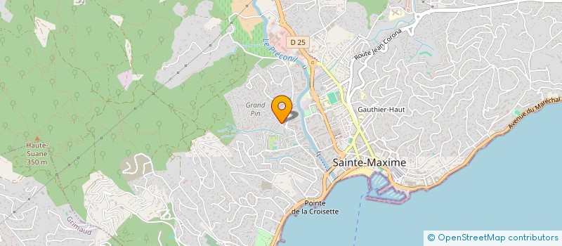 localisation de l'entreprise DRN CARRELAGE à SAINTE-MAXIME