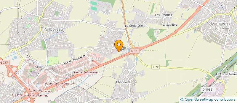 localisation de l'entreprise DRNACOPHILE  NUAILLE-D'AUNIS