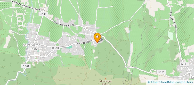 localisation de l'entreprise DRNUCLEXPERT à SAINT-VICTOR-LA-COSTE