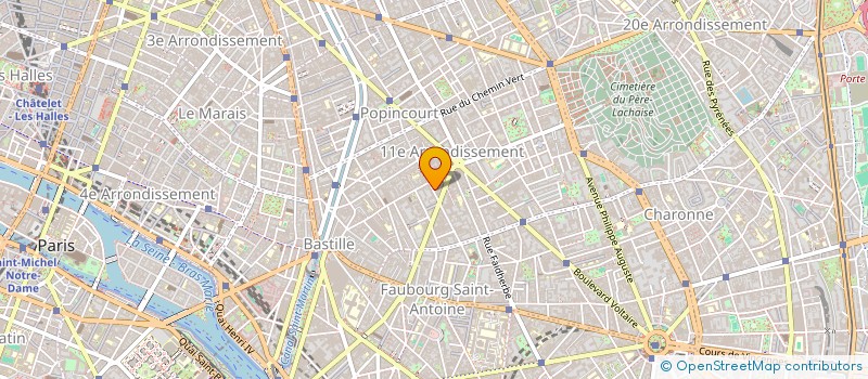 localisation de l'entreprise DRO COMMUNICATION SYSTEME SYSTEME  PARIS