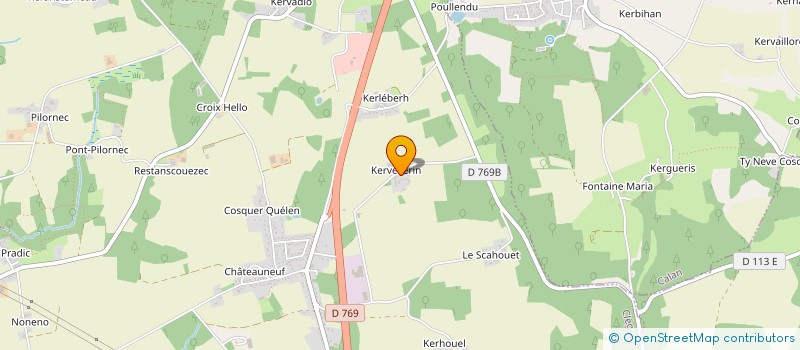 localisation de l'entreprise DROAL à PONT-SCORFF