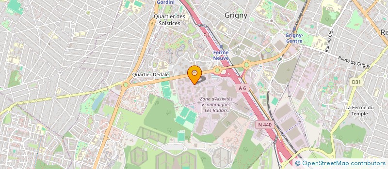 localisation de l'entreprise DROBAK INDUSTRIEL  GRIGNY