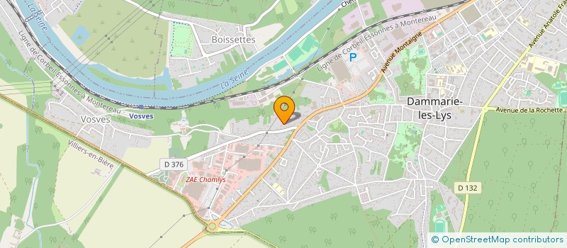 localisation de l'entreprise DRODISEC à DAMMARIE-LES-LYS
